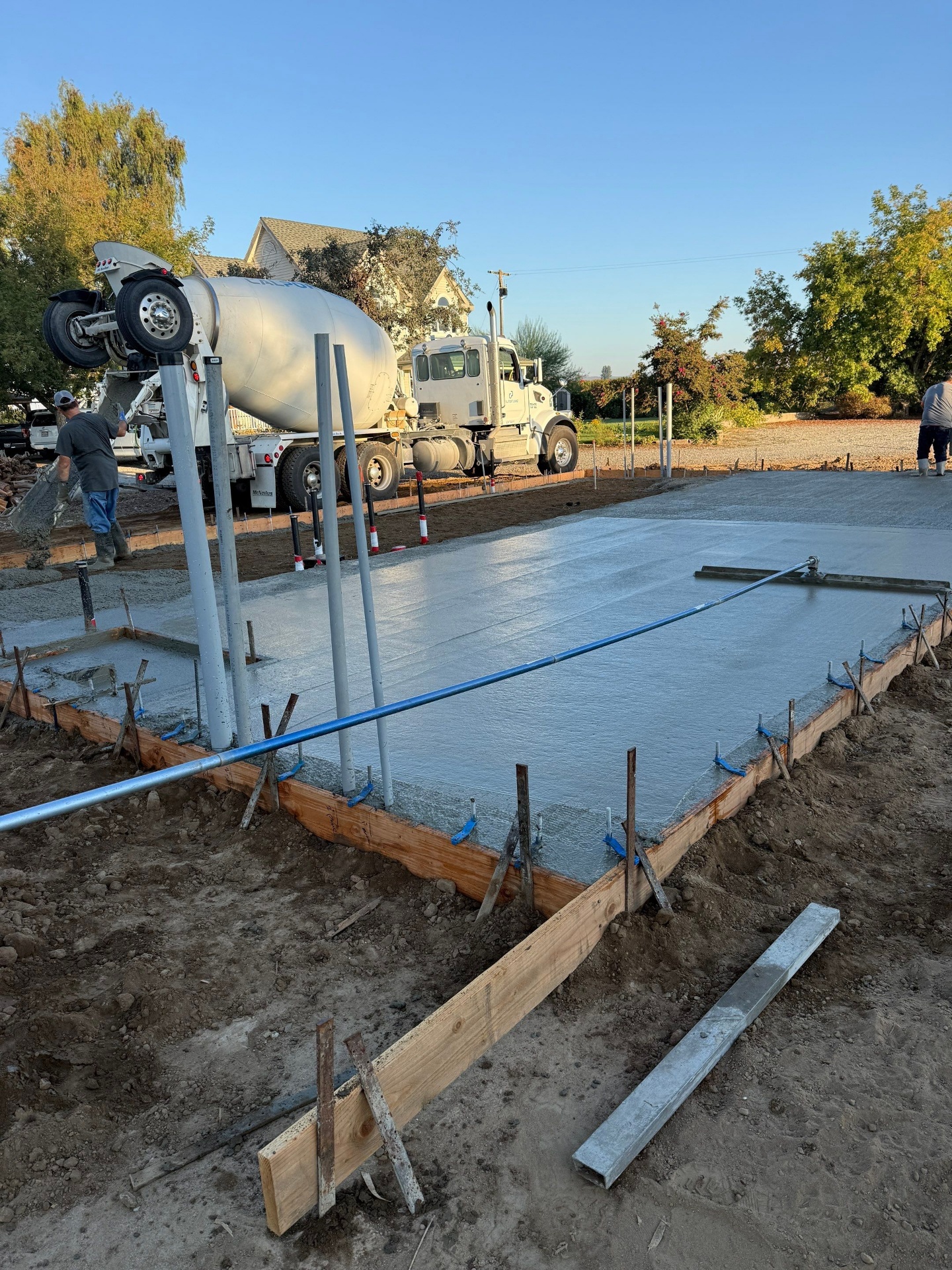 Foundation Slab Poured