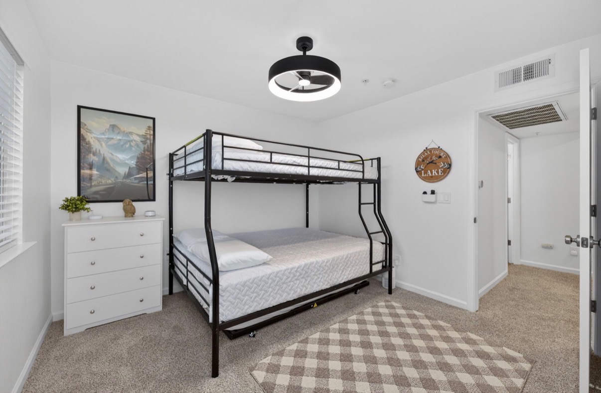 Bedroom with the bunk beds