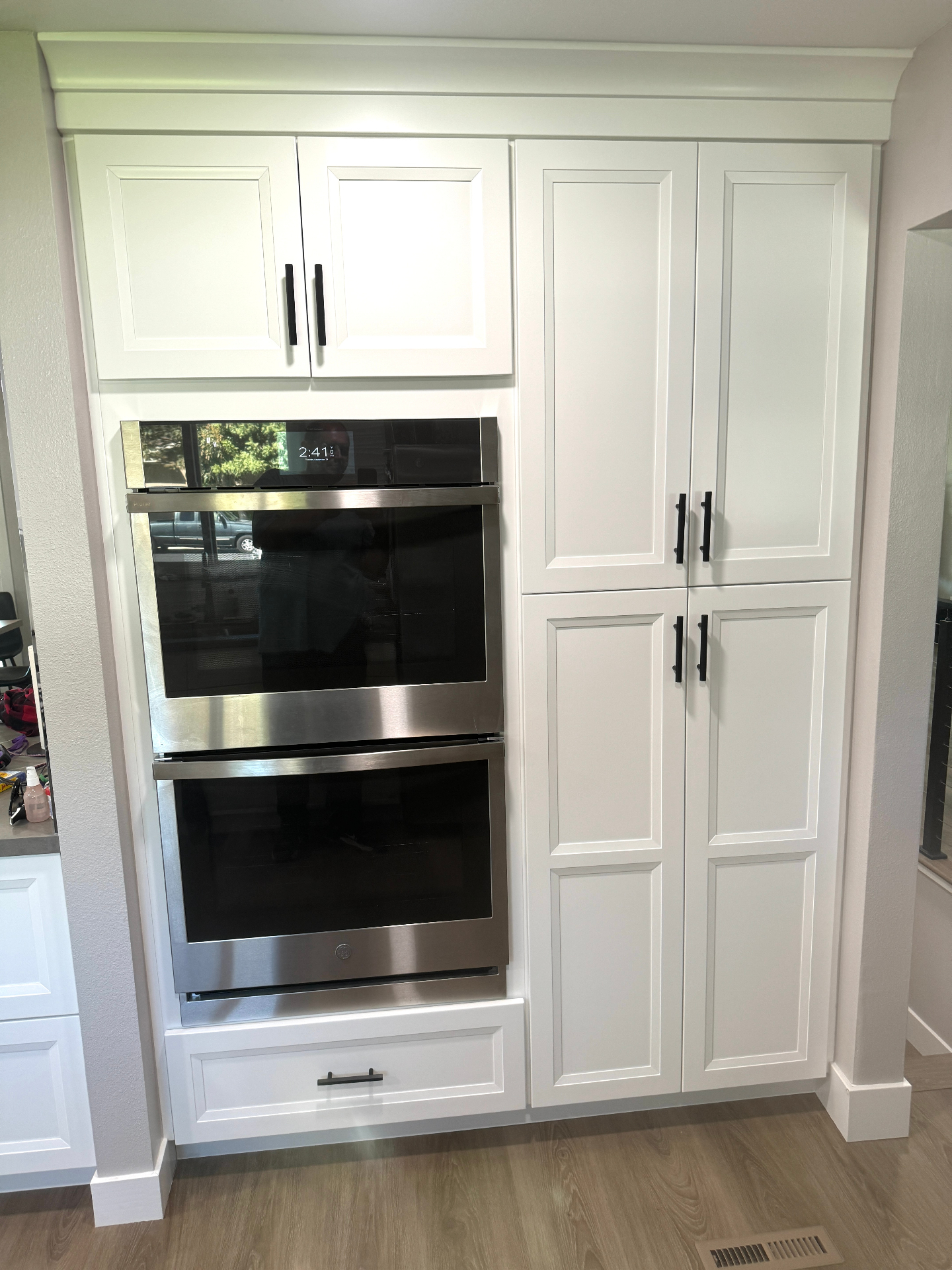 White Kitchen with Double Oven