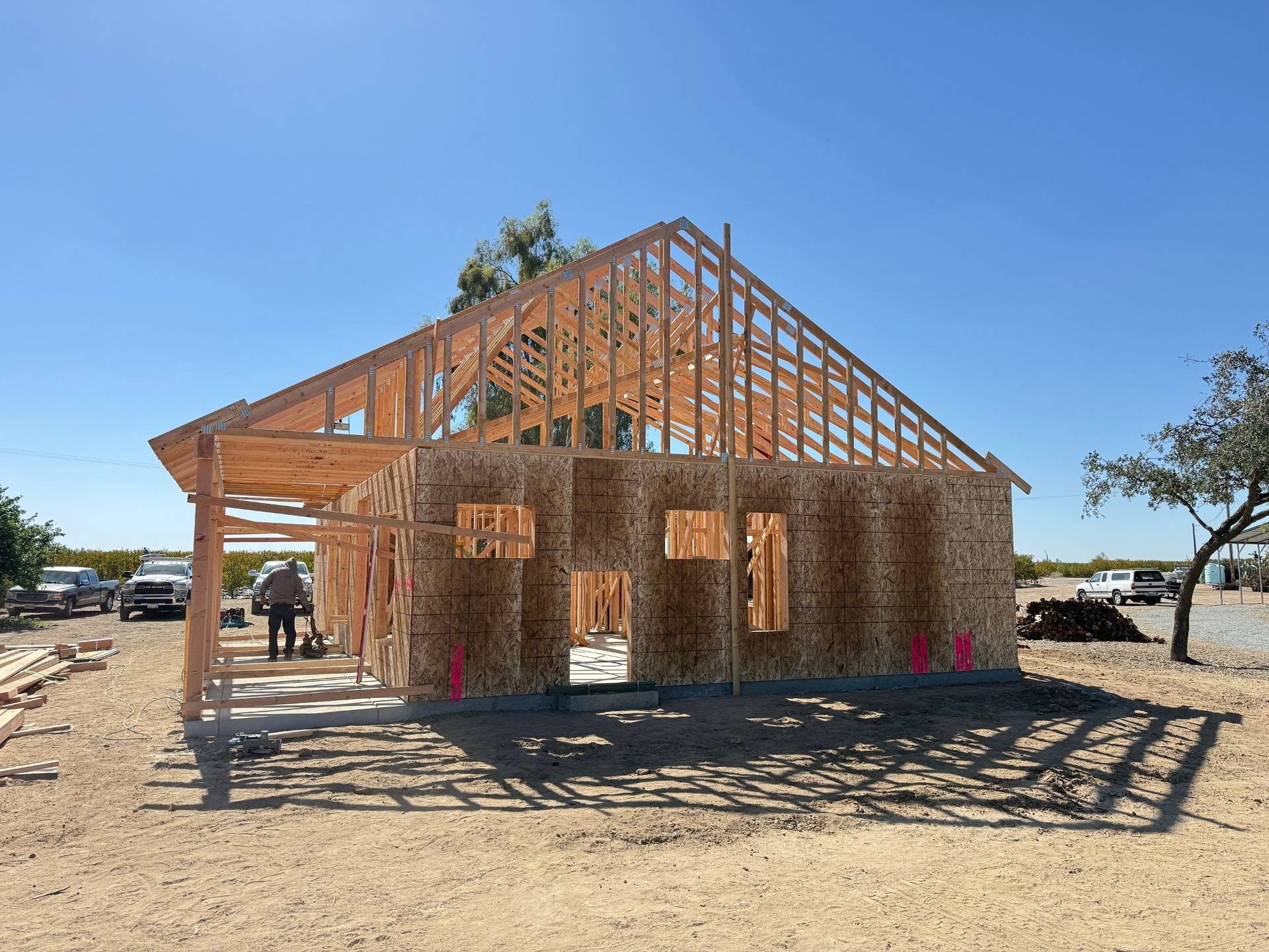 Roof Trusses Set