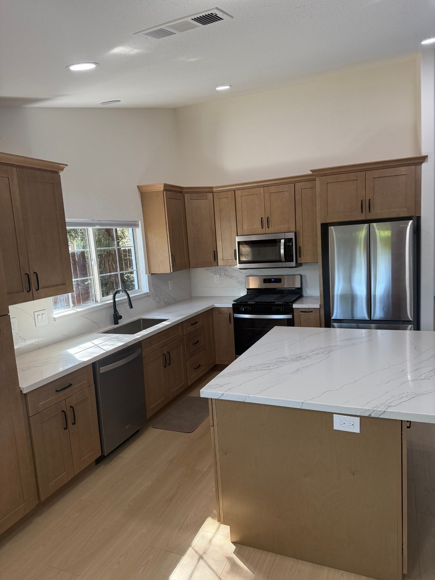 Custom Maple Kitchen Island